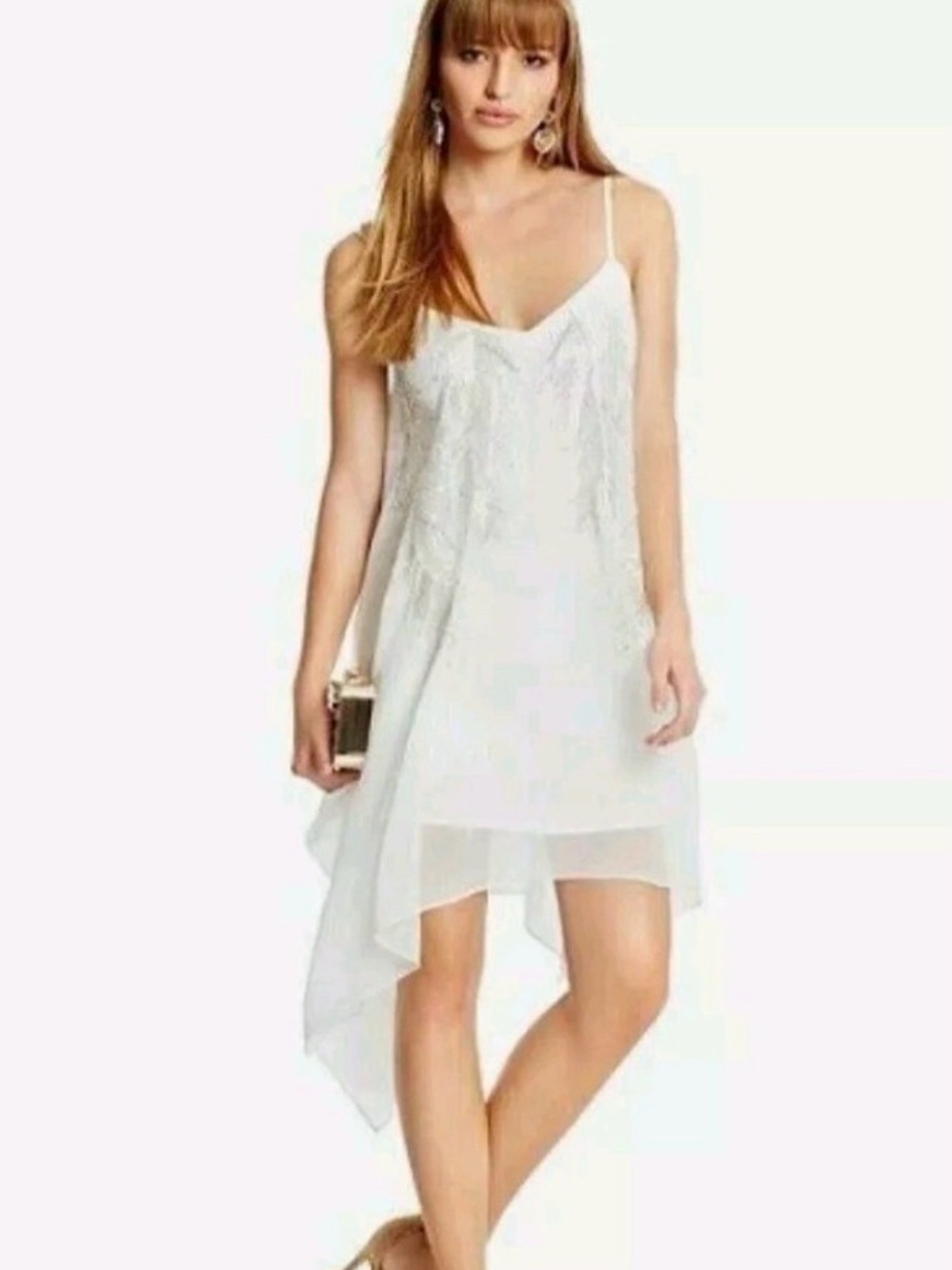 Marciano White Teegans Embellished Fairy Dress